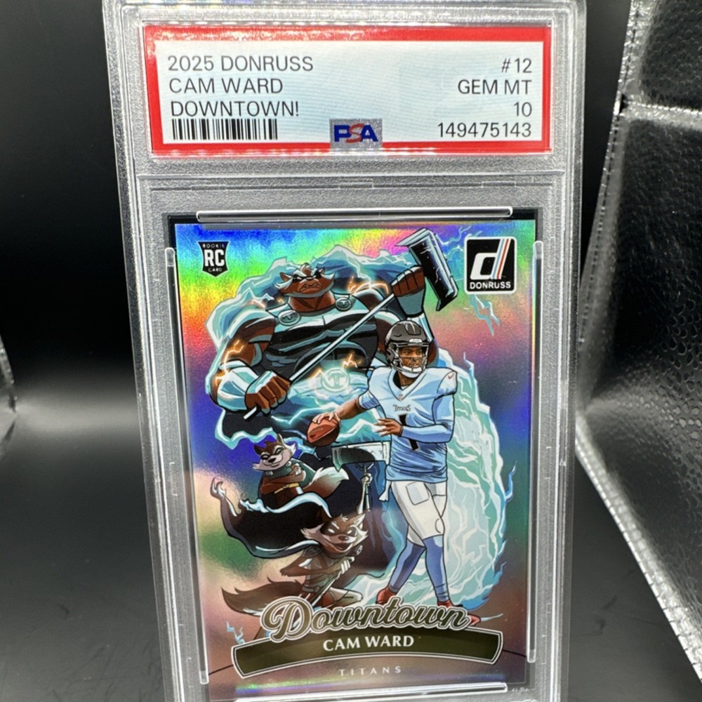 Panini Donruss Downtown Cam Ward #12 PSA 10 Rookie Insert Titans