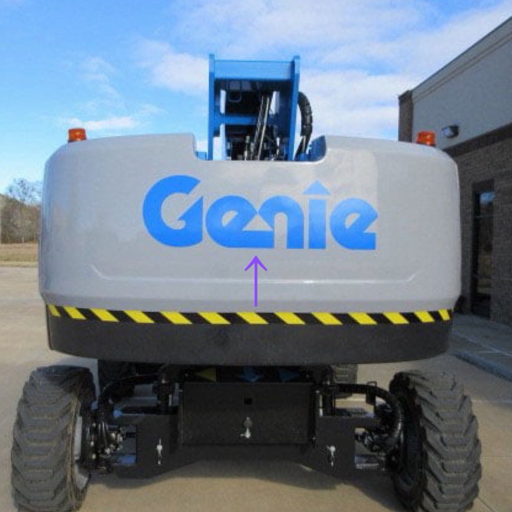 OEM Big Genie Vinyl Decals New 3PC Set Telescopic Boom Lift Oracle Universal