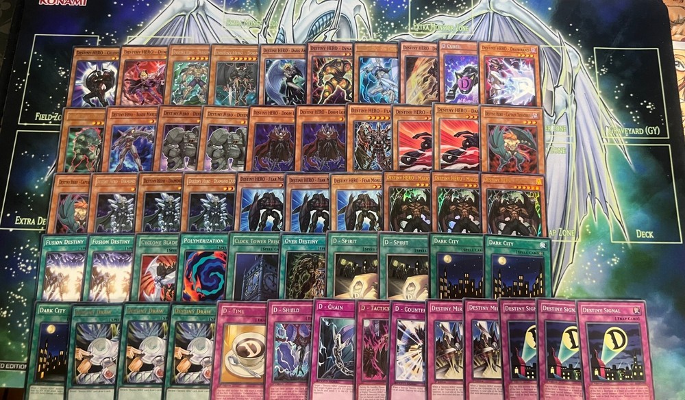 Destiny Hero End Drawoh Phoenix Celestial LC02 Yugioh GX Deck Malicious  