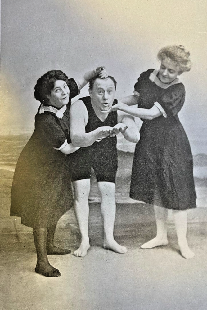 1910 Vintage Illustration Actors Mabel Barrison Harry Connor & Zelda Sears