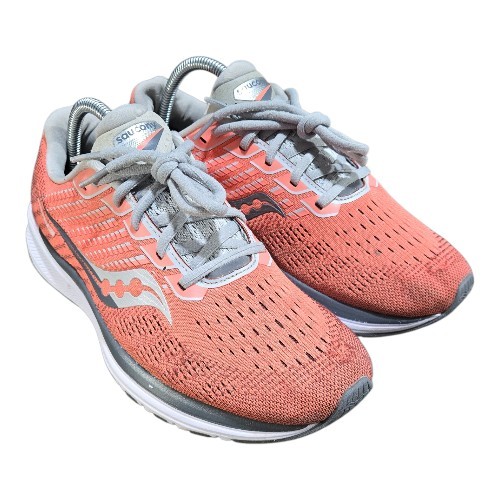 Saucony Ride 13 Womens Shoes Size 10.5 Running Walking Orange Athletics Sneakers