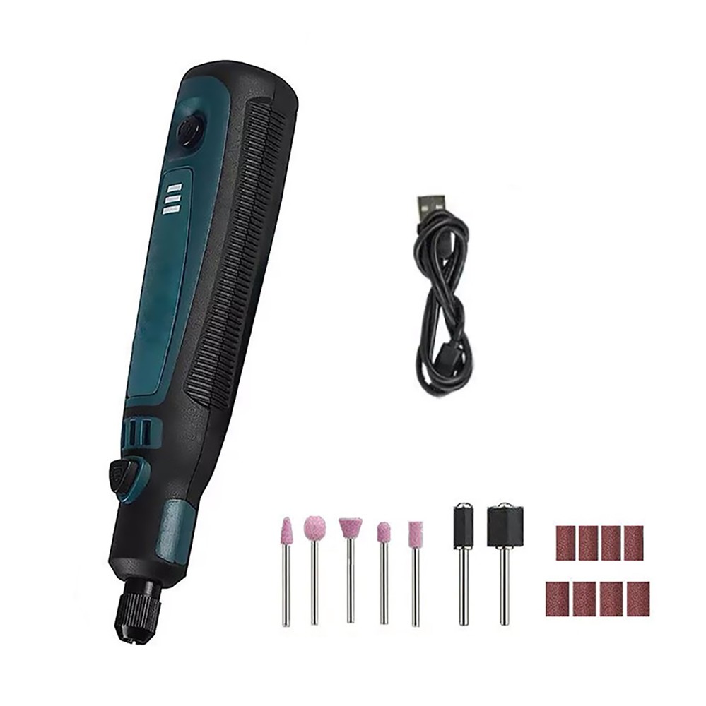 15Pcs/Set Rotary Tool Kit Cordless Electric Mini Drill Grinder Engraving Pen New