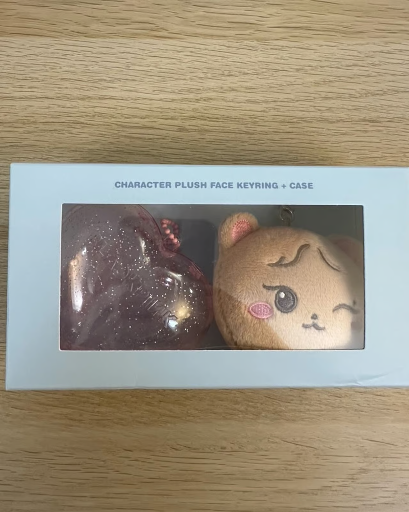 BLACKPINK Deadline Character Plush Face Keyring + Case GOMDEUKI JENNIE