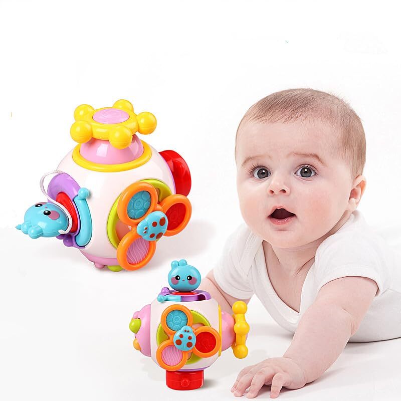 TOCULAB 7-18 Month Baby Toys 6 in 1 Busy Cube Sensory Toys for Toddlers Toys ...
