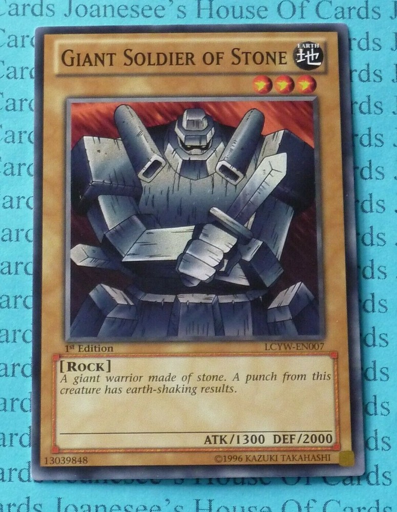 Giant Soldier of Stone LCYW-EN007 Common Yu-Gi-Oh Card 1st Edition New