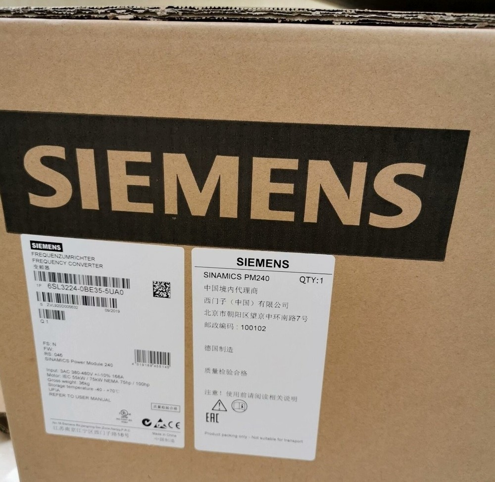 NEW Siemens 6SL3224-0BE35-5UA0 6SL3 224-0BE35-5UA0