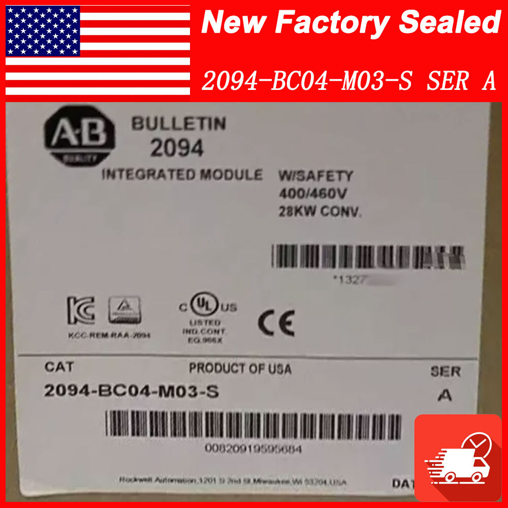 NEW Allen-Bradley 2094-BC04-M03-S SER A Kinetix 6000 Integrated Axis Module
