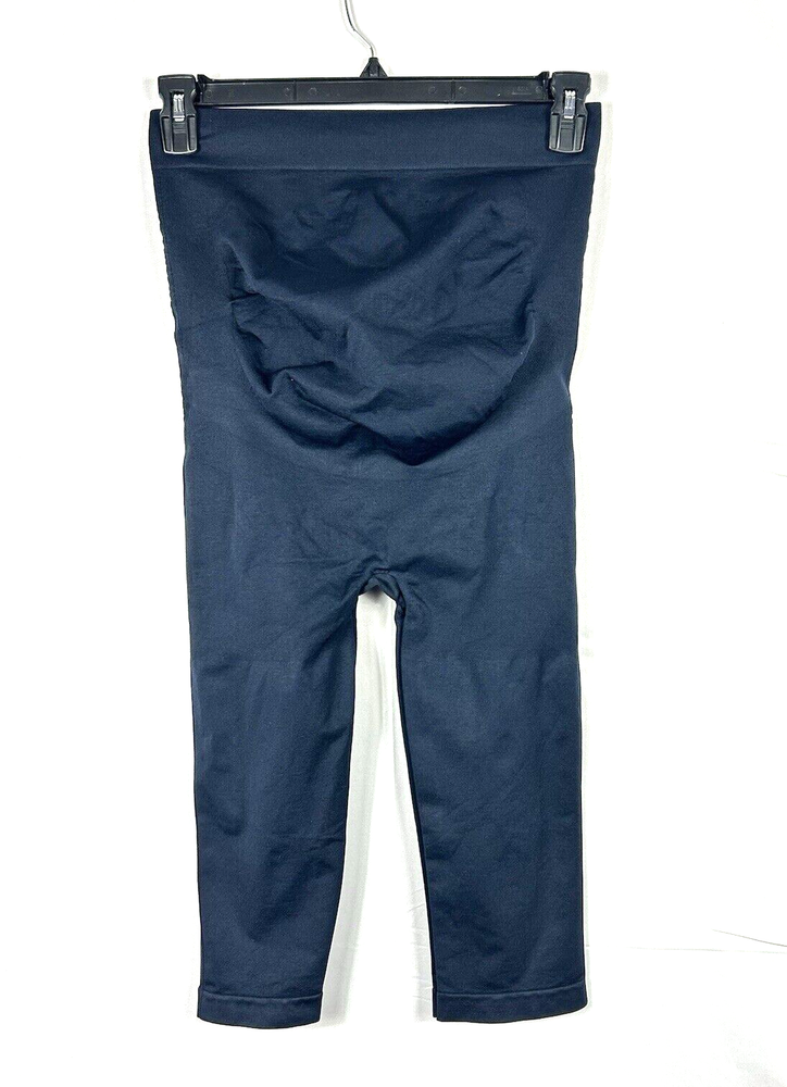 Blanqi XL Maternity Leggings Over Belly Support in Blue