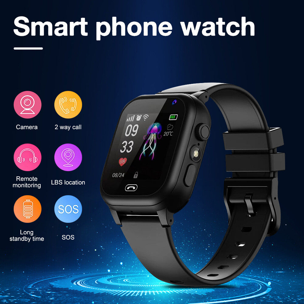 Kids Tracker Smart Watch GSM SIM SOS Phone Call Game Watches for Children