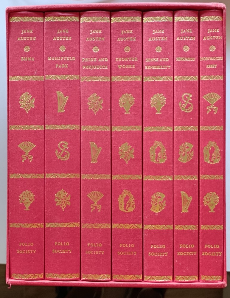 Folio Society Jane Austen Set (7 Vols, 1991) w/ Slipcase – Joan Hassal