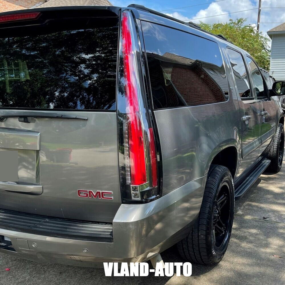 2007-14 Upgrad Escalade Style LED Tail Lights For GMC Yukon Chevy Suburban Tahoe