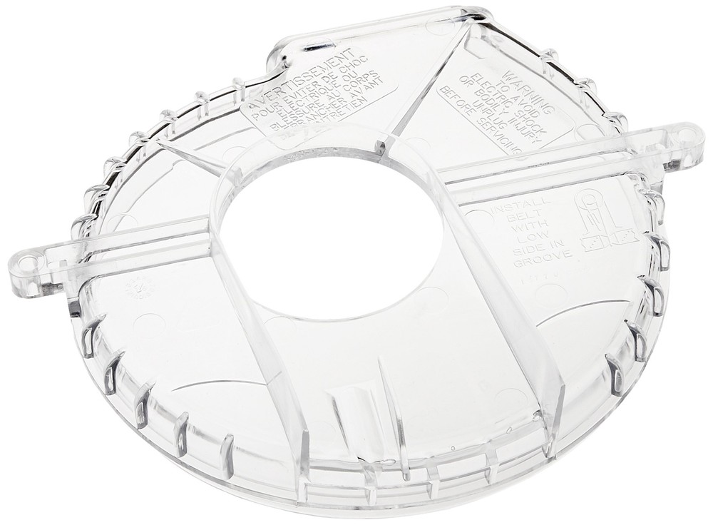 Sanitaire Plastic Fan Chamber Cover, Clear