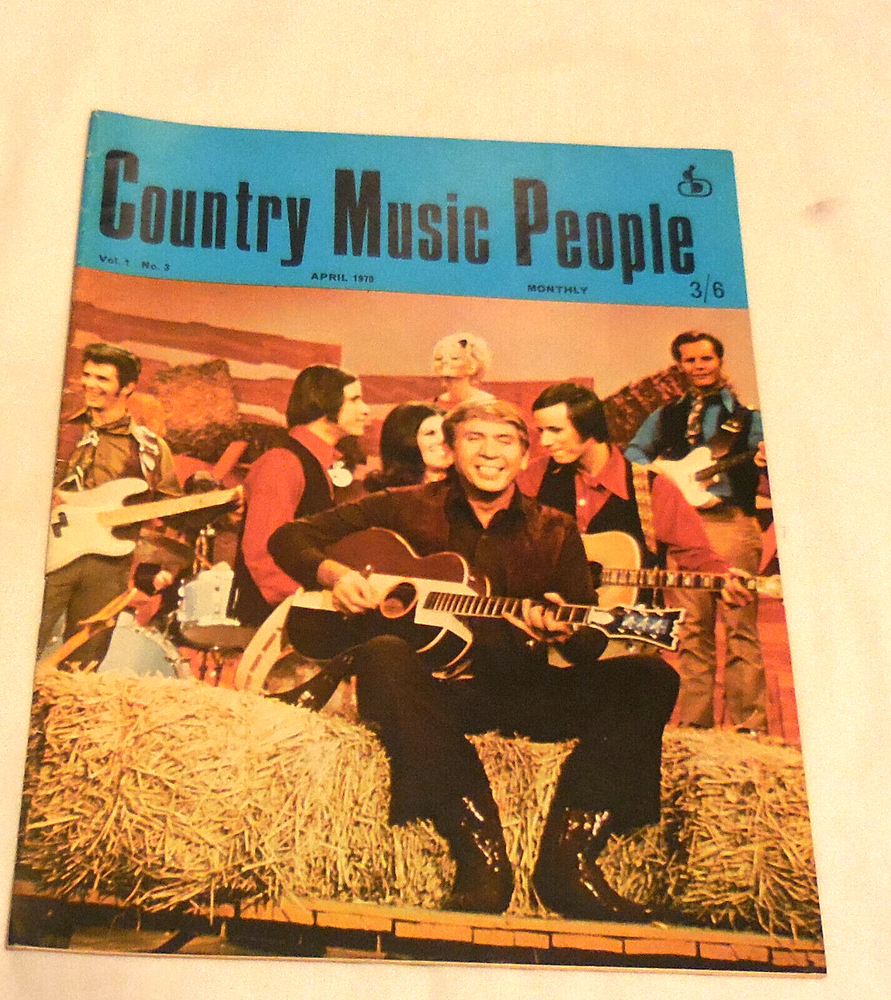 1970 Country Music People April 1970 Vol 1 No 3 Buck Owens vintage magazine