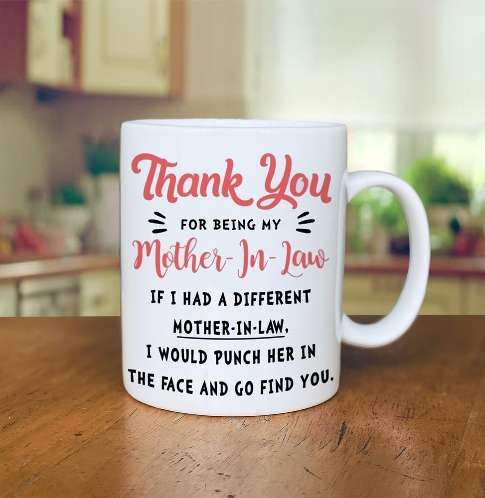 Personalised Mug Thank You For Being My Mother In Law Mug Mother S Day Gift Cute