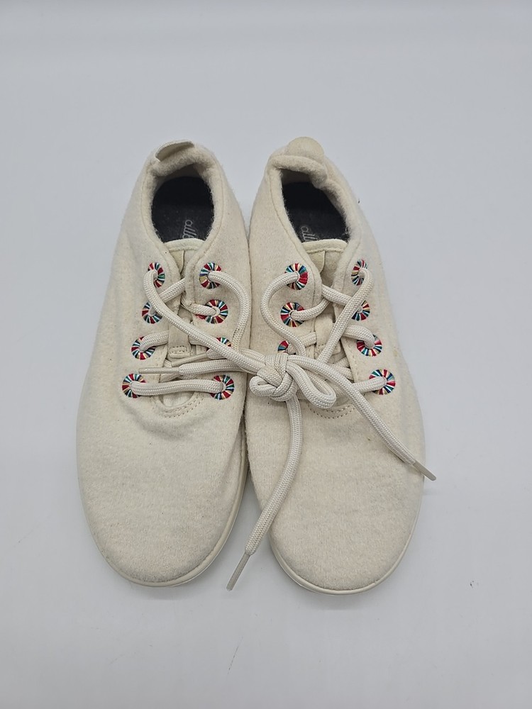 allbirds Wool Runners Womens Size 7 White WR Comfort Running Shoes Merino