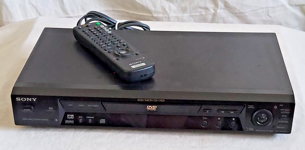 Sony DVP-NS500V DVD Player with Remote - Compact & Reliable