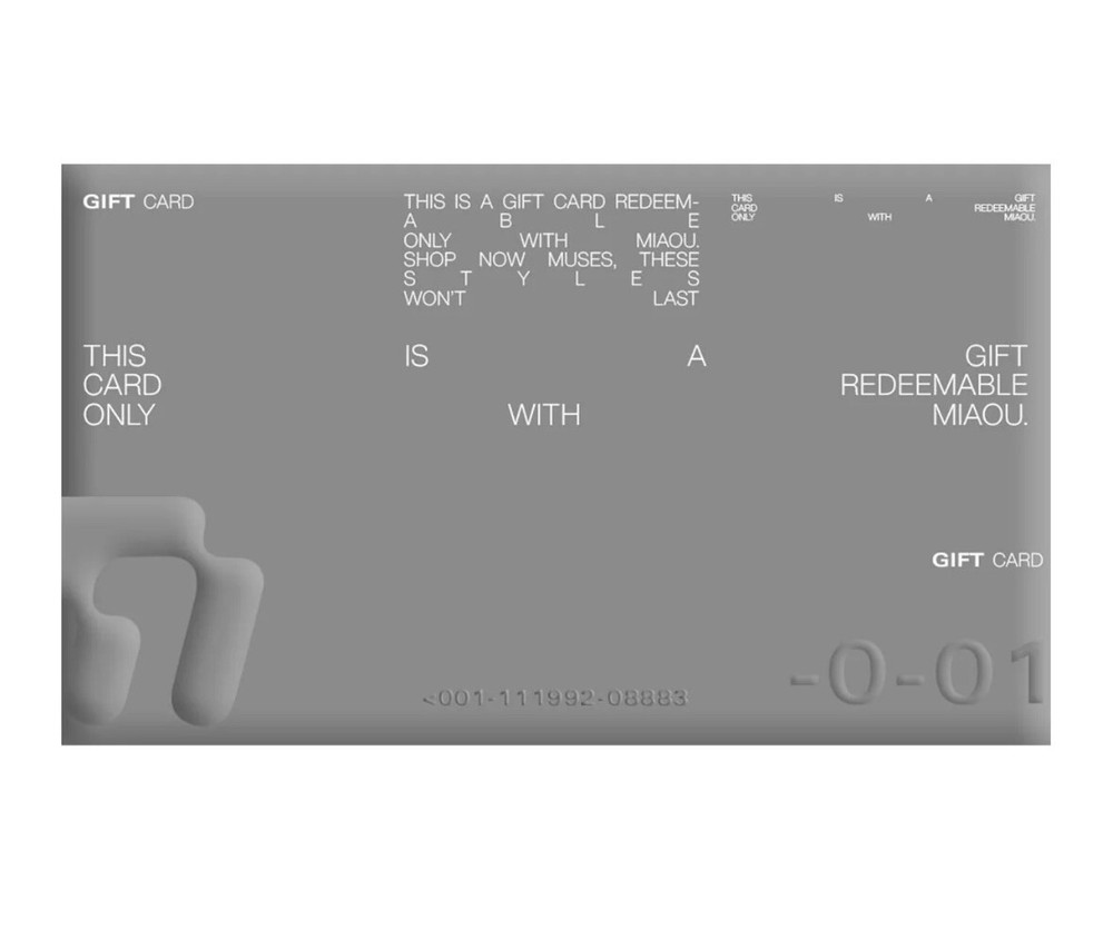 Miaou Gift Card $250 Value, Perfect For The Holidays!-image