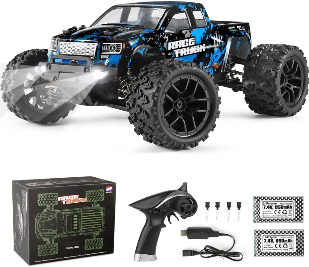 Durable Waterproof Remote-Controlled Monster Truck with 360° Fun for All Ages