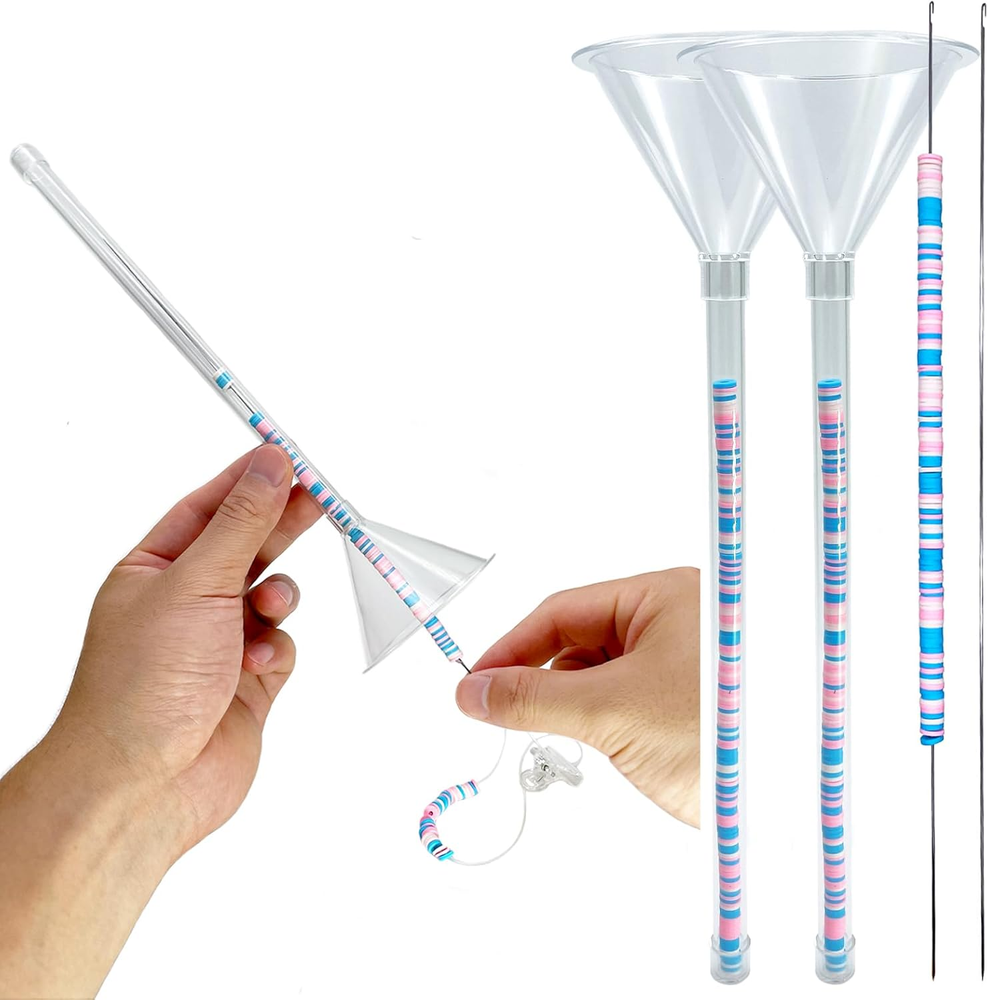 Clay Bead Funnel Kit - 2-Piece Jewelry Making Tools for Beading