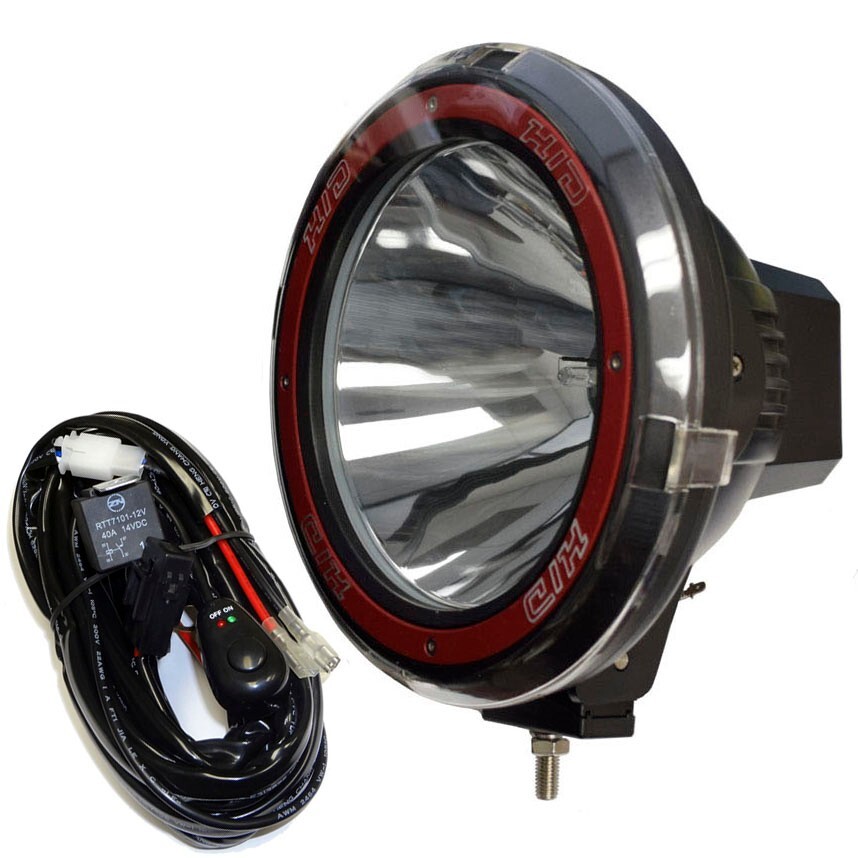 11 inches 4x4 Off Road 6000K 55W Xenon HID Fog Lamp Light Spot (1pcs) w/Relay
