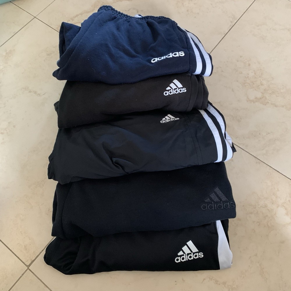 Adidas Lot Of 5 Sweatpants Mens Size M/XL Streetwear  Sweat Joggers Pants