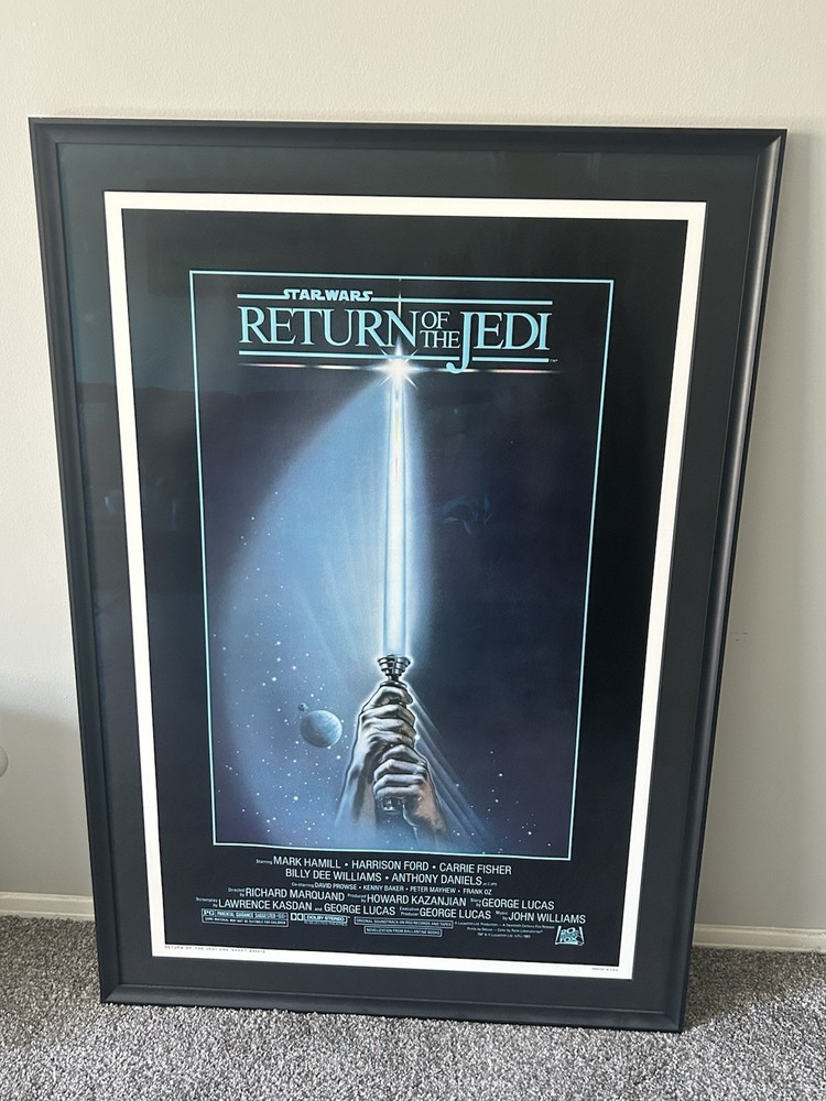 Vintage Star Wars Return Of The Jedi Original Movie Poster 1983 Read Description