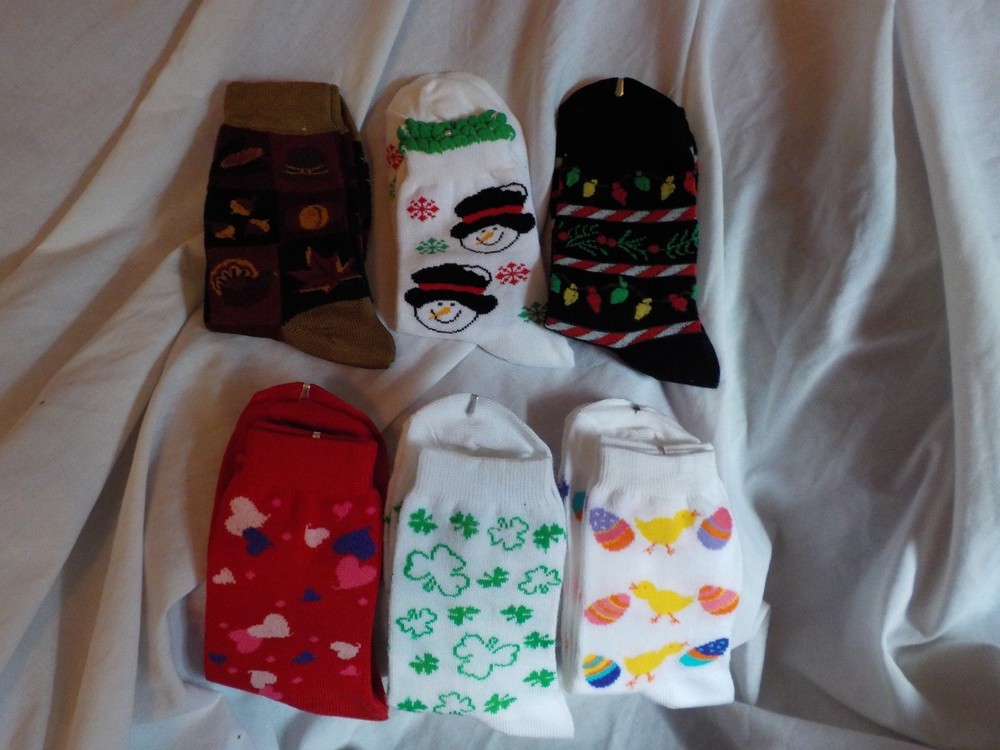 Seasonal Socks Set of 6-image