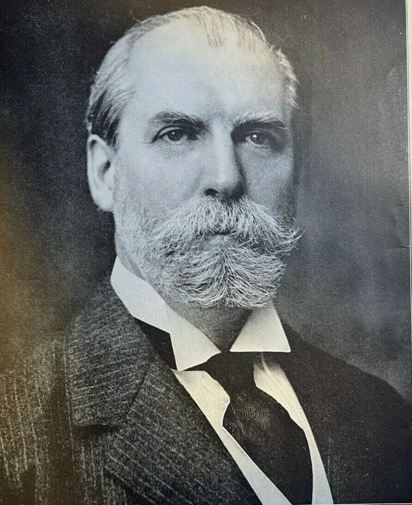 1918 Vintage Magazine Illustration Charles Evans Hughes New York Politician