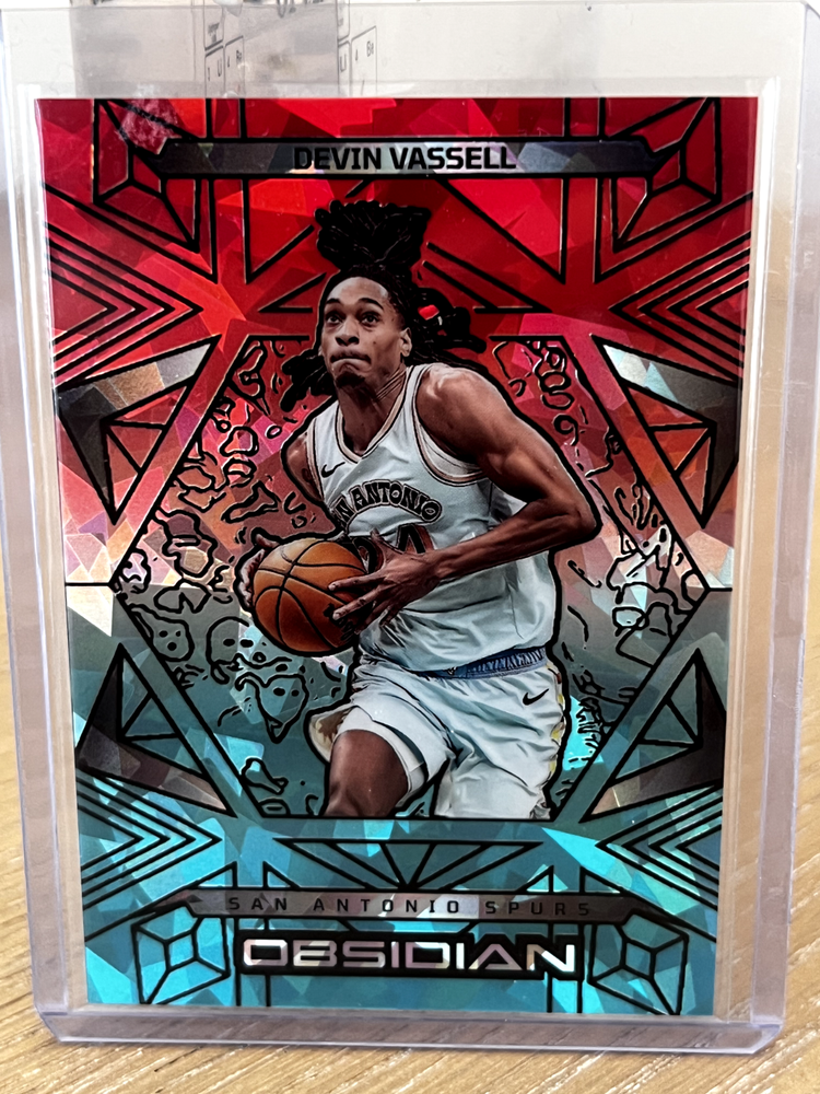 2024-25 Panini Obsidian Devin Vassell ELECTRIC ETCH FIRE & ICE /49 - SPURS!