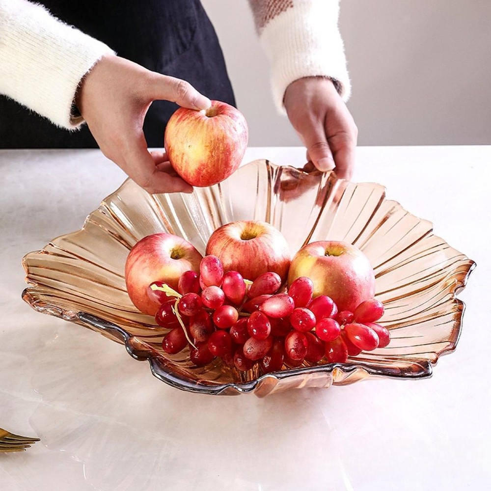 Decorative Fruit Bowl with Stable Base for Snacks and Desserts