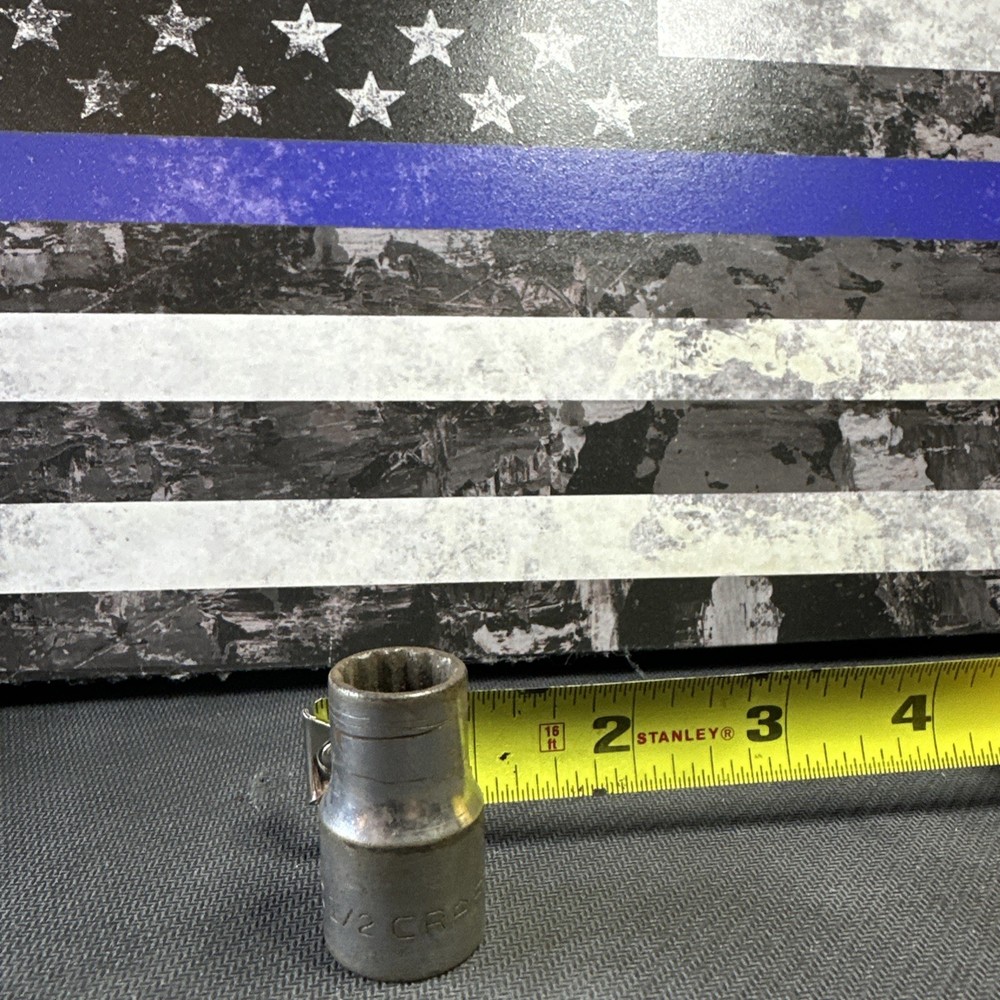 Vintage Craftsman 1/2” Drive 12 Point Deep Socket  =V= Free Ship!! 1/2