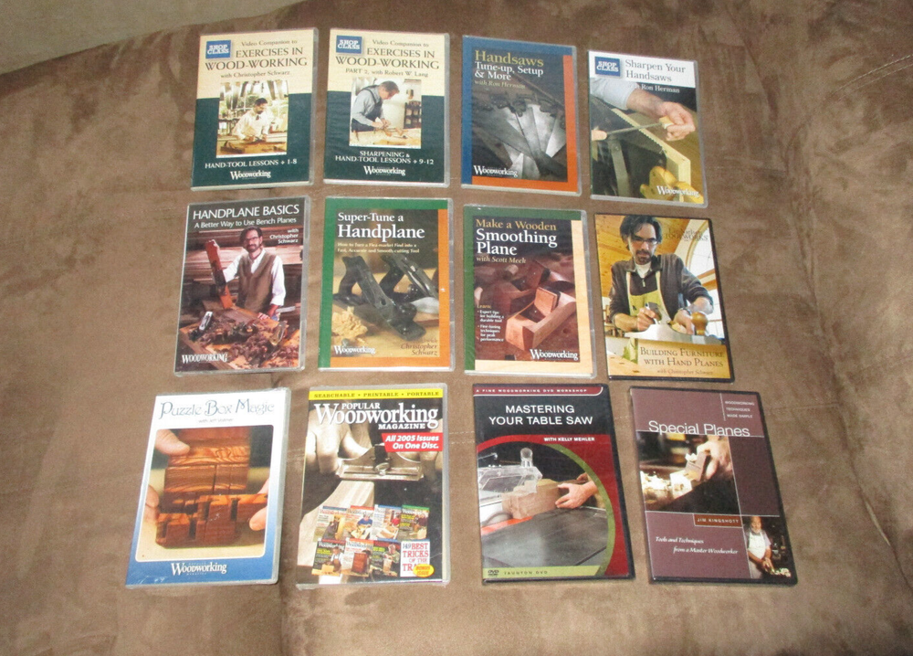 Puzzle Box Magic Woodworking DVD Lot - 11 Sealed, 1 Open