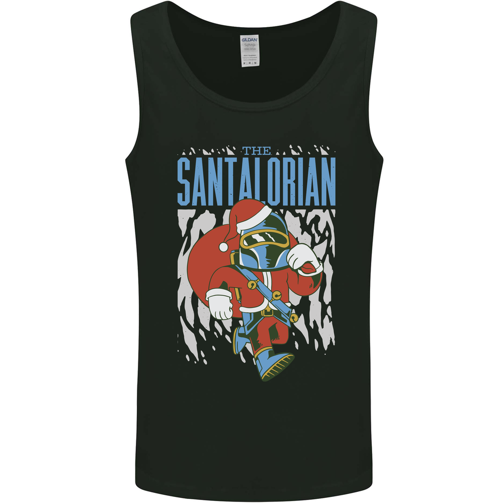 Camiseta sin mangas chaleco Navidad parodia santaloriana divertido Navidad para hombre