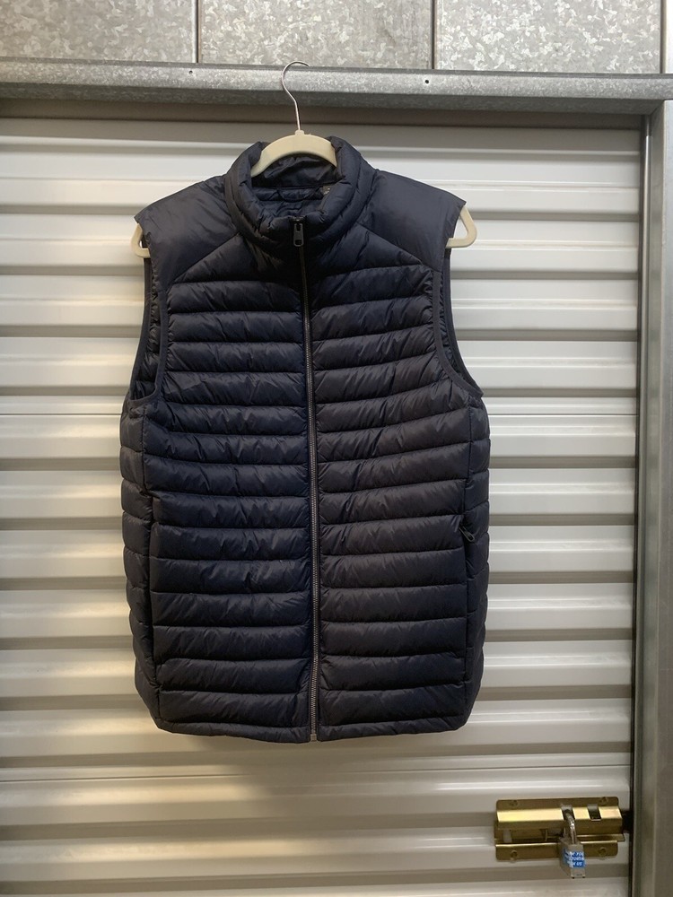Women's 700 Fill Power Down Vest in Blue - Medium - Lightweight & Warm