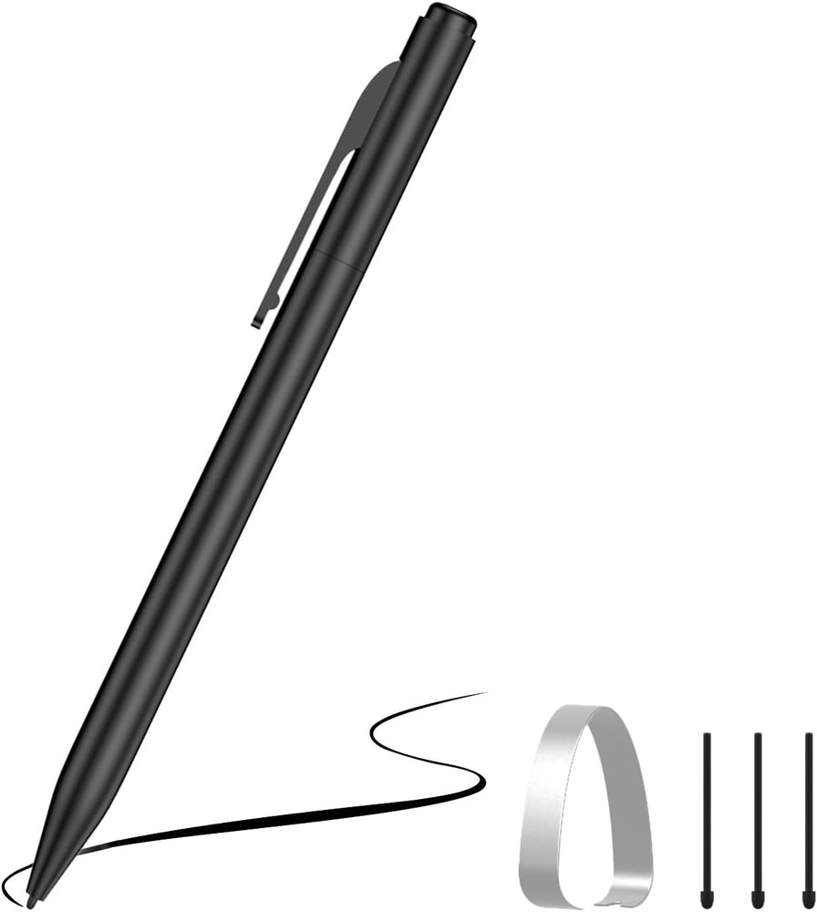 iafer Galaxy Pen with Eraser Tilt & Palm Rejection Stylus Black EMR