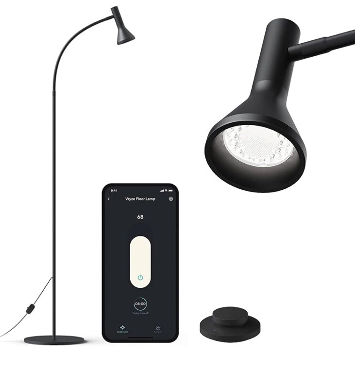 Wyze Bright LED Floor Lamp with Timer for Living Room