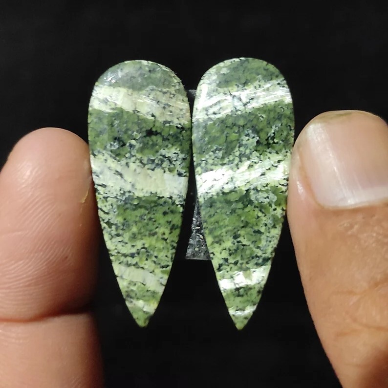 21.00 Cts Natural Swiss Opal Jewelry Supply Teardrop Cabochon Pair 36X14X3.5 MM