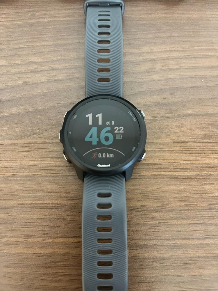 Garmin Forerunner 245 Black Smartwatch - Belt Damaged but Fully Functional