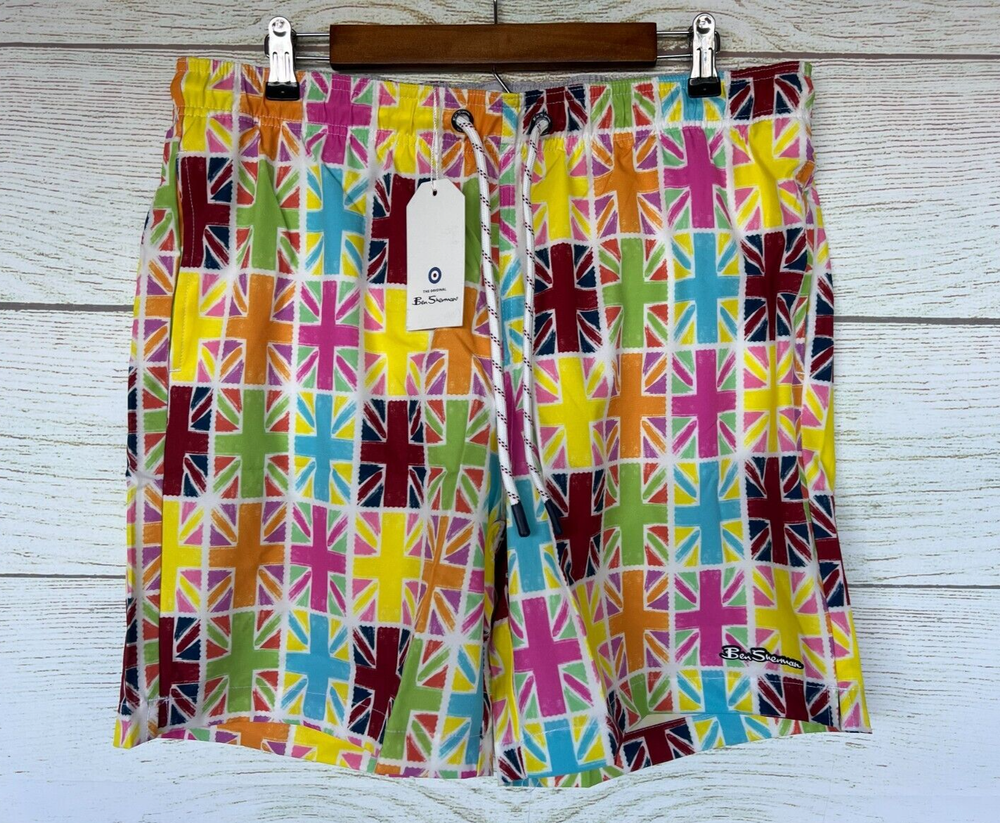 Shorts Mens Size Medium Painted Jacks Swim Trunks Shorts New $79