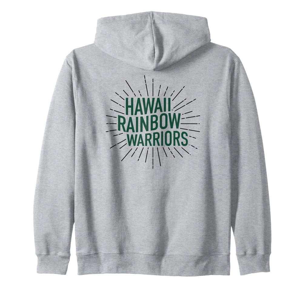 University of Hawaii Rainbow Warriors Burst Zip Hoodie