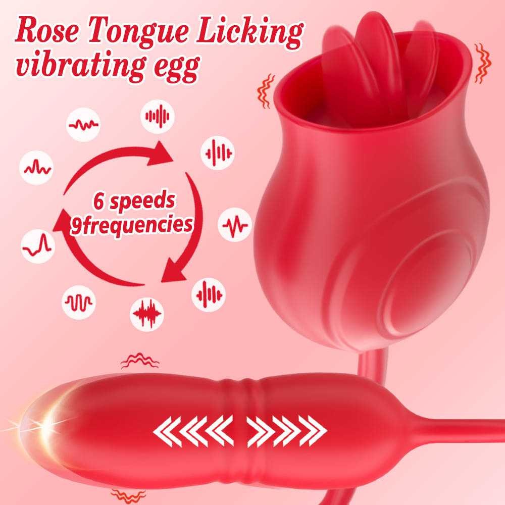 Tongue Licking Vibrator Dildo clit G Spot Stimulator Sucking Sex Toys women men