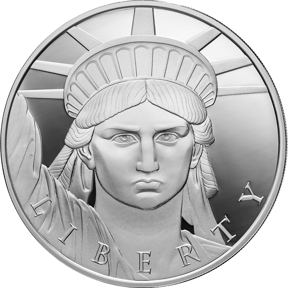 2023 United Crypto States Statue of Liberty 1oz Silver Proof Coin