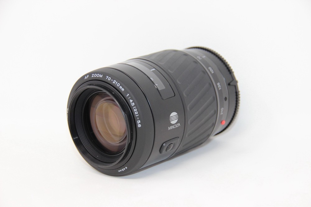 Minolta AF Zoom 70-210mm f4.5-5.6 A Mount Lens with Hood Tested