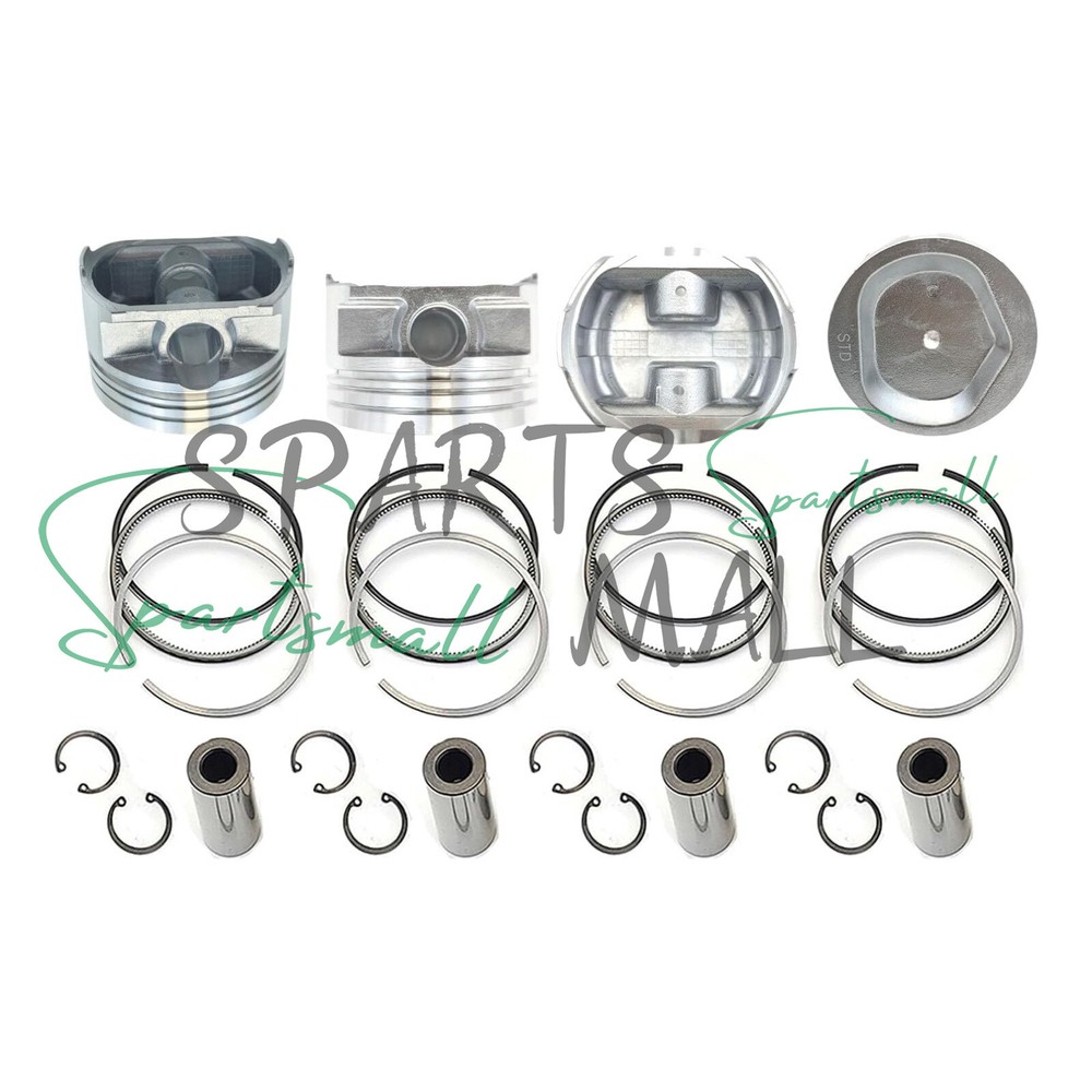 4pcs K25 piston set 12010-FU522 for Nissan K25 Engine for Komatsu forklift