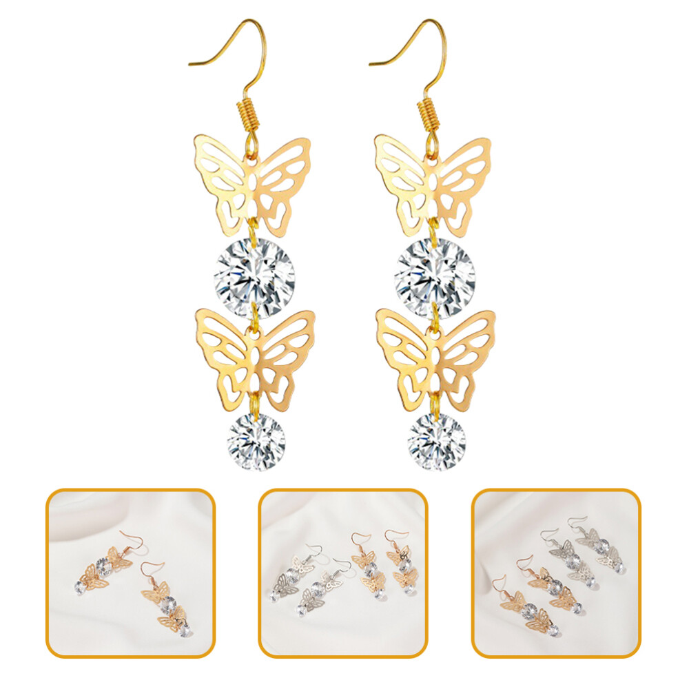 Ear Jewelry Pendant Earrings Dangle Drop Earrings Butterflies Earrings