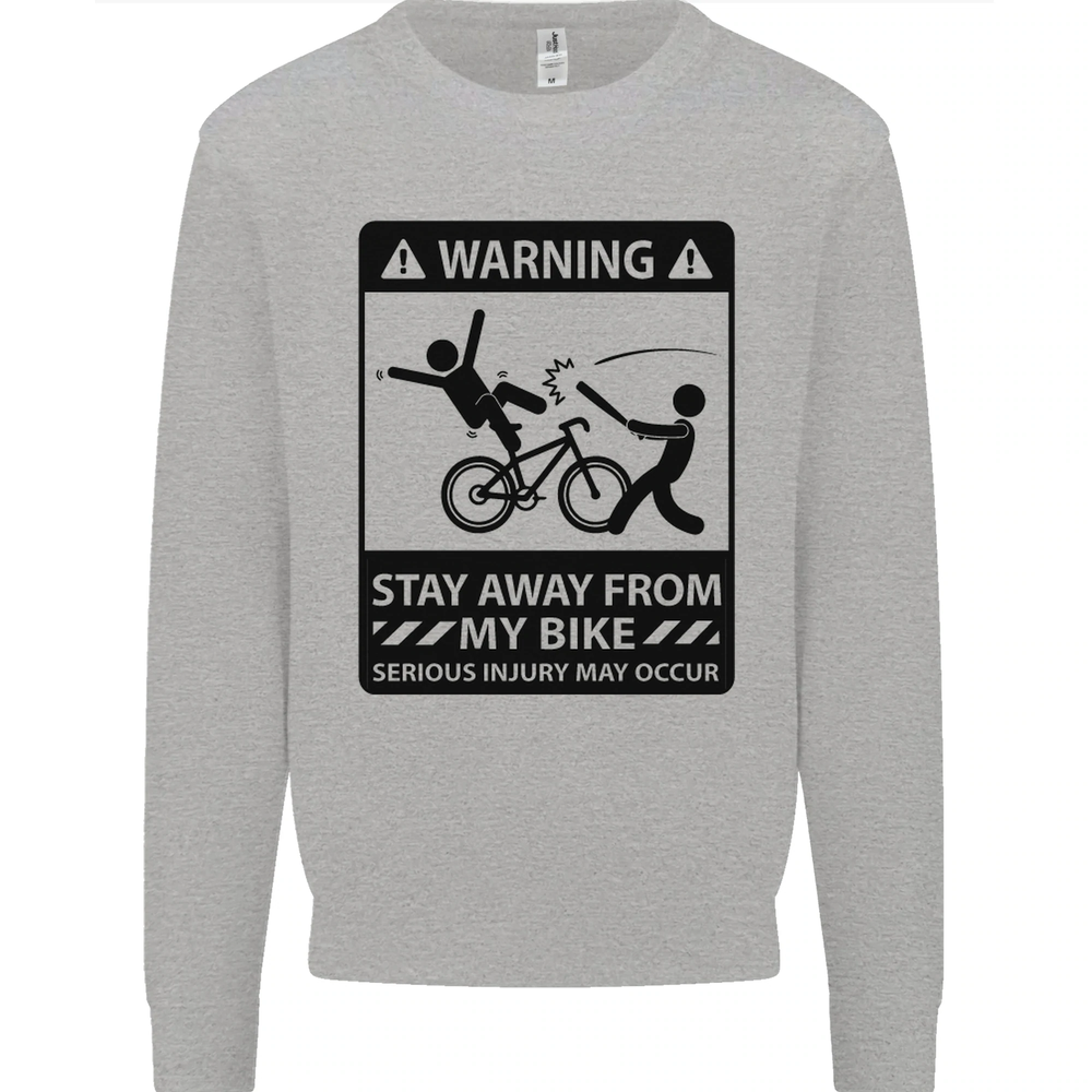 Sudadera Saltador Stay Away From My Bike Ciclista para Hombre