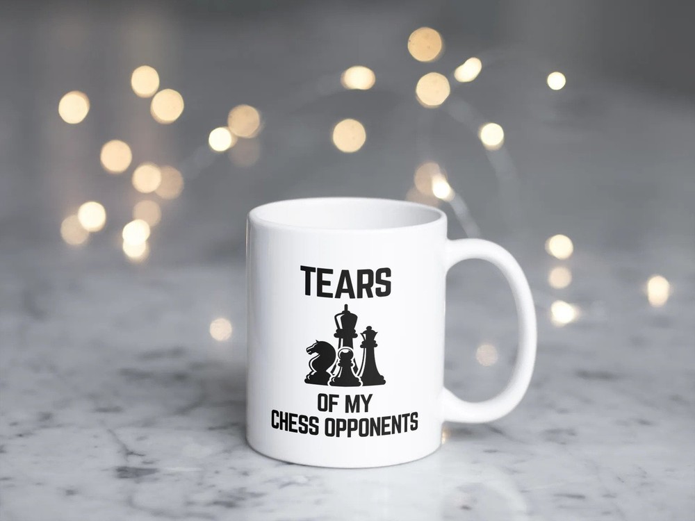 Chess Mug Chess Gift Chess Gifts Tears Of Opponents Gift For Chess Chess Coffee
