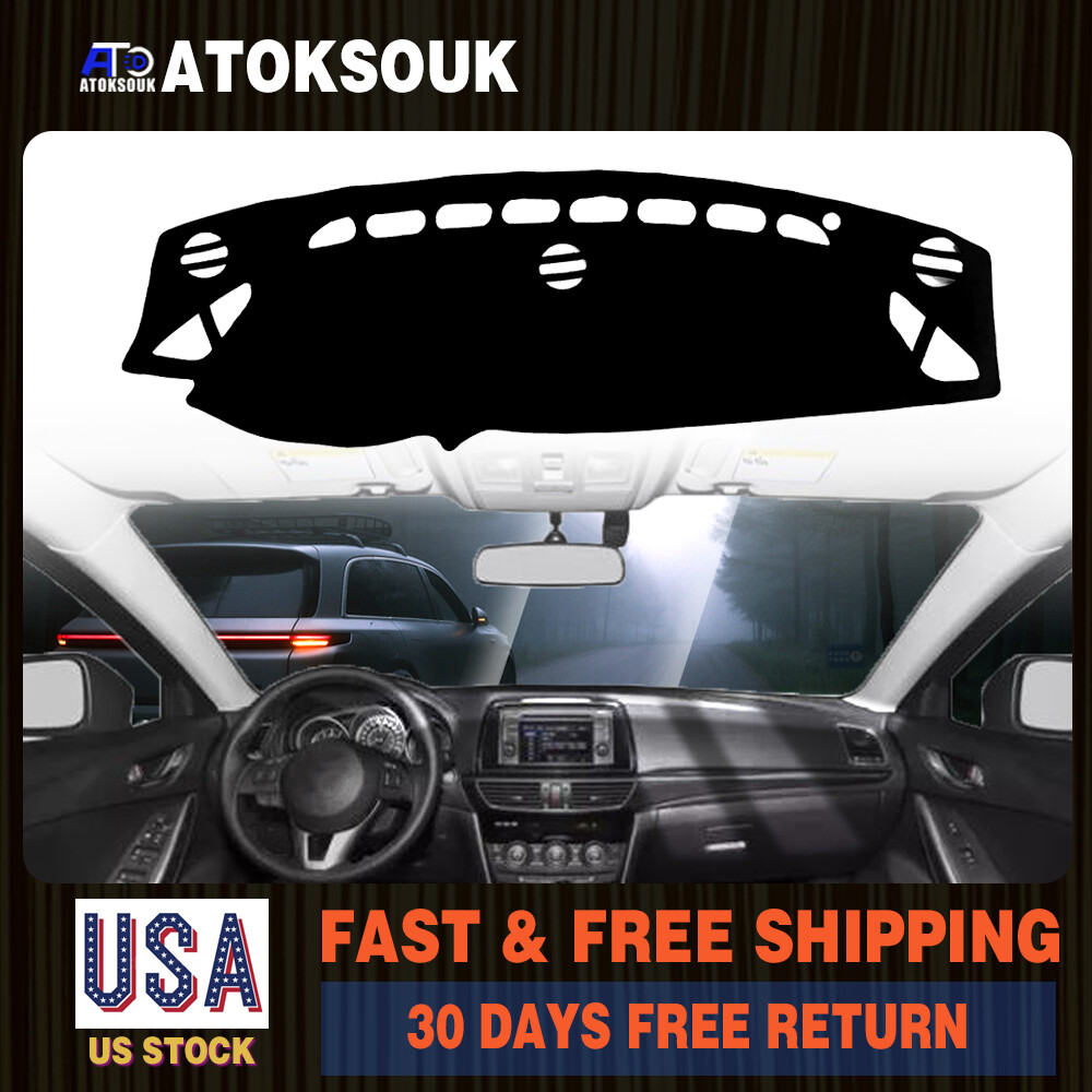 Sun-Proof Dashboard Cover Mat for 2014-2015 MAZDA6 Interior Protection Pad