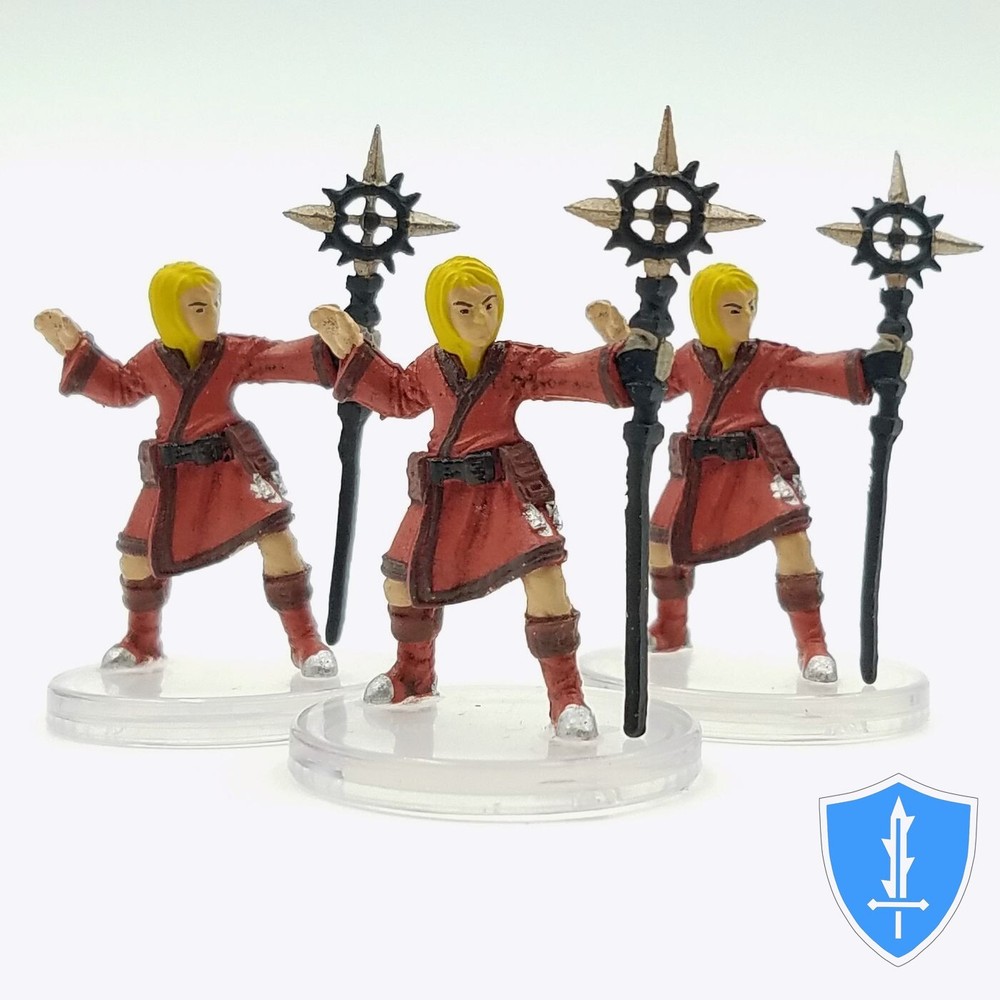 Apprentice Wizard (staff) x3 - Waterdeep Dragon Heist #08A D&D Miniature
