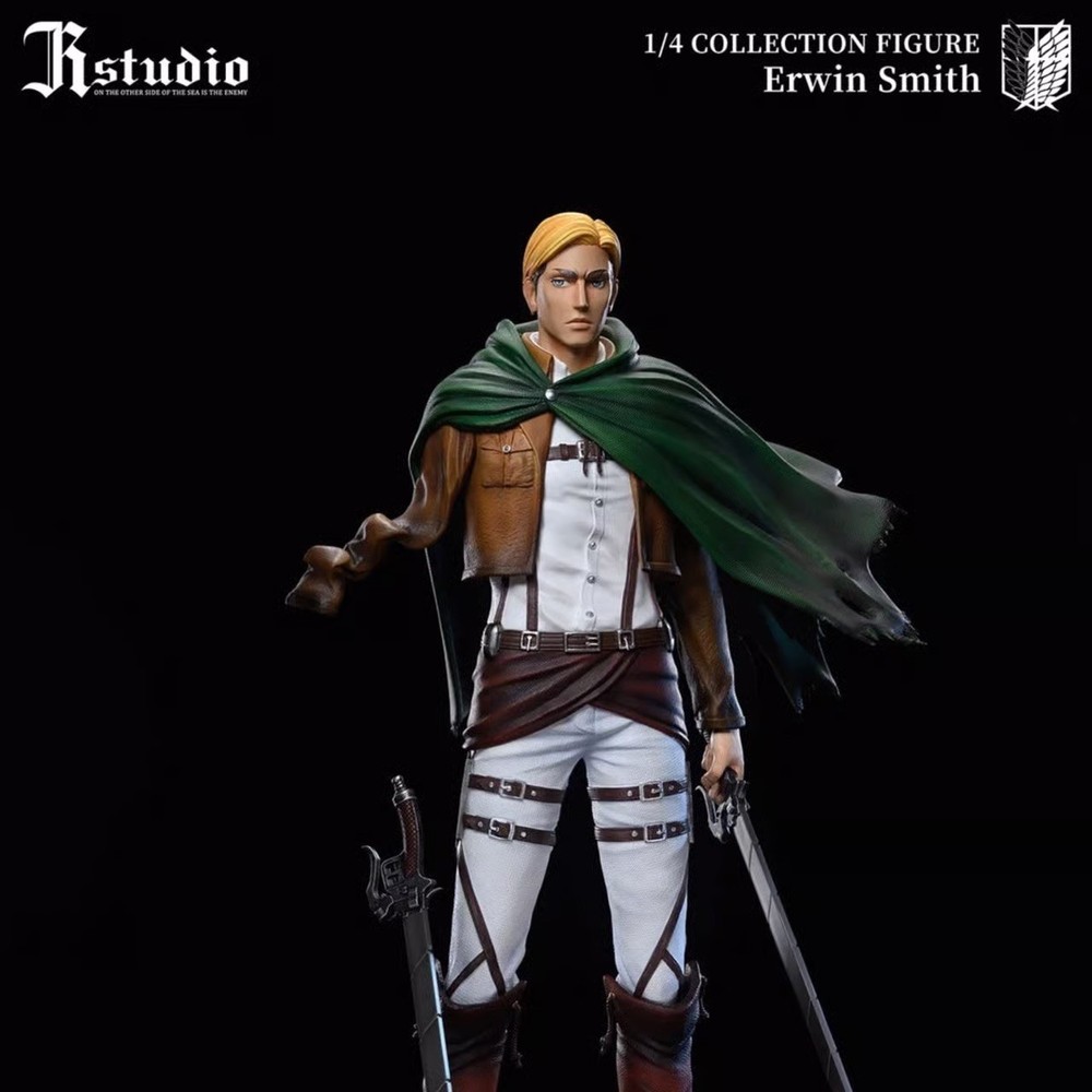 Attack on Titan AOT JR Studio Erwin Smith 1/4 Resin Statue Figure *IN HAND*
